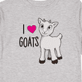 thumbnail image 4 of Inktastic I Love Goats Cute Goat Boys or Girls Long Sleeve Toddler T-Shirt, 4 of 5
