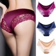 thumbnail image 2 of ropa interior de mujer de gran tamaño moda sexy encaje encaje ropa interior fresco hielo seda bragaspangjing, 2 of 4