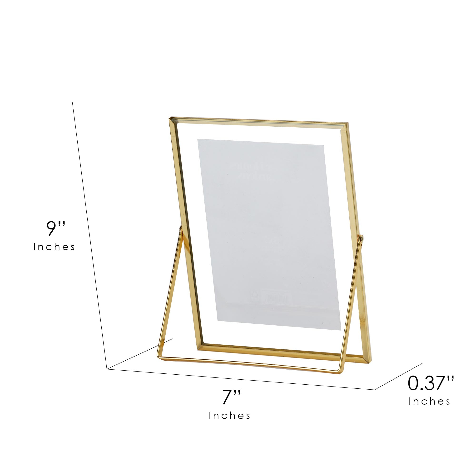 Isobel Gold Frame. Gold 5x7 Picture Frame. Easel Frame. Table