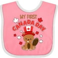 thumbnail image 3 of Inktastic My First Canada Day Boys or Girls Baby Bib, 3 of 4