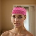 thumbnail image 6 of Unique Bargains 1 Pc Perspiration-Wicking Headband for Yoga Pink, 6 of 6