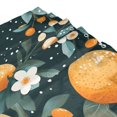 thumbnail image 3 of Yayeee Shower Curtain with Hooks 72"x72" Waterproof Fabric Bathroom Hanging Decor, Green Oranges, 3 of 5