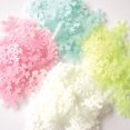 thumbnail image 3 of Que Brillan En La Oscuridad Copo De Nieve Multicolor Pegatinas De Pared Calcomanías De Pared Calcomanías De Techo Para Niños Niñas Niños Dormitorio 50 Piezas seitruly HA046576-01, 3 of 6