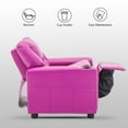 thumbnail image 4 of MCombo Toddlers Kids Recliner Chair with Cup Holder for Boys Girls 0-3 Age Group, Pink, 4 of 7