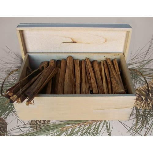 Kindling Wood Storage Box With Rope Handles
