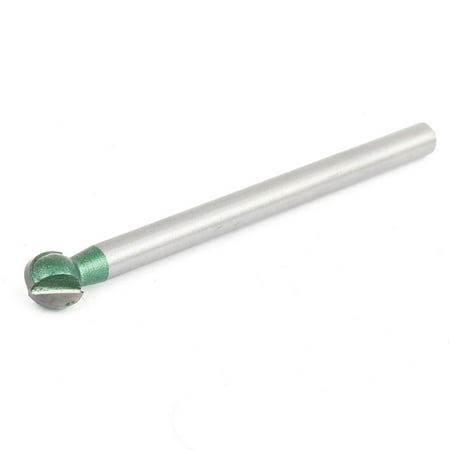 Unique Bargains Woodworking Tool Round Shank Core Box Router Bit 3.5