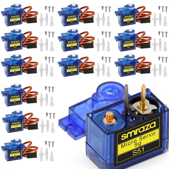 Kit de microservomotor Smraza SG90 9G para brazo robótico RC
