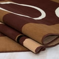 thumbnail image 3 of Allstar Brown Area Rug. Contemporary. Abstract. Traditional. Formal. Shapes. Spirals. Circles (7' 7" x 10' 6"), 3 of 7
