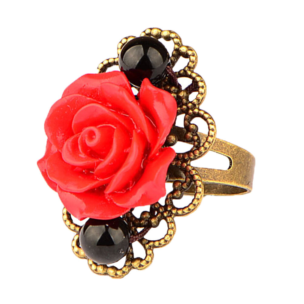 Finger ring 1pc Retro Style Girl Ring Girl Finger Jewelry Decor Elegant
