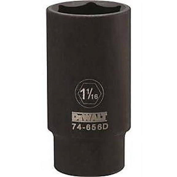 Stanley Tools 7516636 DWMT74656OSP Impact 0.5 Drive Socket, 1.062