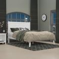 thumbnail image 2 of AFI NoHo Wood Twin Platform Bed in White, 2 of 13