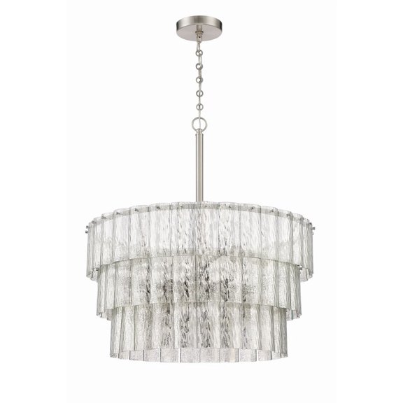 Craftmade 48690-BNK Museo 12 Light 29-1/2" Wide Drum Chandelier - Nickel
