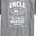 thumbnail image 3 of Instant Message - Uncle Worlds Greatest - Men's Short Sleeve Graphic T-Shirt, 3 of 6