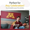 thumbnail image 5 of Minnesota Golden Gophers 2' x 6' College Sports Printed Outdoor Banner - NCAA Licensed - Durable Vinyl - School Banner (Maroon, Gold), 5 of 5