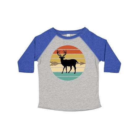 

Inktastic Bowhunting Archery Deer Retro Sunset Boys or Girls Toddler T-Shirt