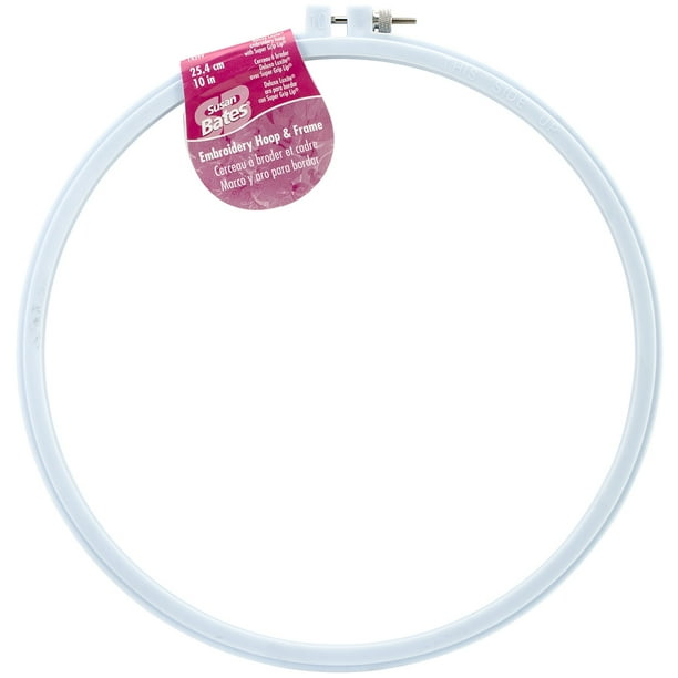 Bates Plastic Embroidery Hoop Light BlueSize 10"