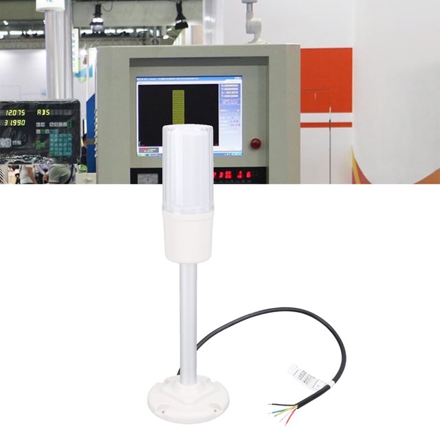 Luz indicadora de Torre de Señal Industrial, Luz de Advertencia Industrial de Alto Brillo de Tres Colores 85dB de Aara de Alta Frecuencia PC Lámpara para Equipos Mecánicos