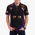 thumbnail image 2 of Lsque Five Nights At Freddy'S Pattern Golf Shirts for Men Dry Fit Print Moisture Wicking Performance Short Sleeve Polo Shirt-Medium, 2 of 7