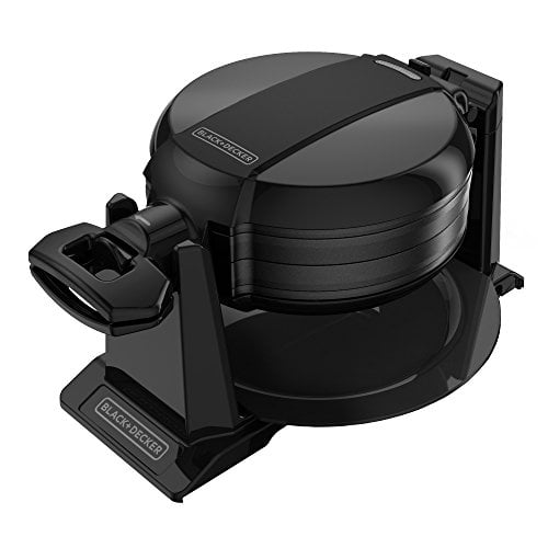 BLACK+DECKER Fabricante de gofres giratorios, Negro, WMD200B BLACK+DECKER BLACK+DECKER