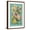 Brown Frame, variant on Art.com Vintage Flowers on Teal Stretched Canvas Print Wall Art, 16" x 24"