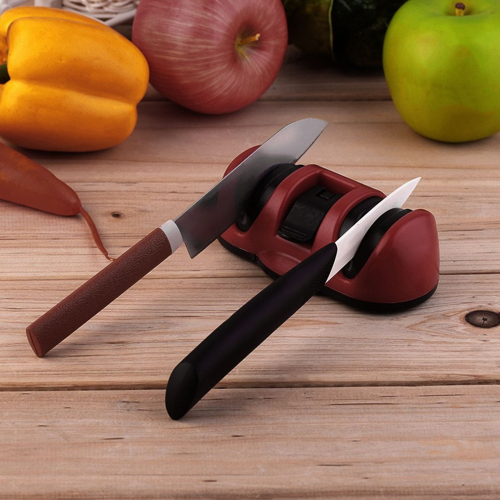 New 2-Stages Knife Sharpener Abrasive Wheel Sharpening ...