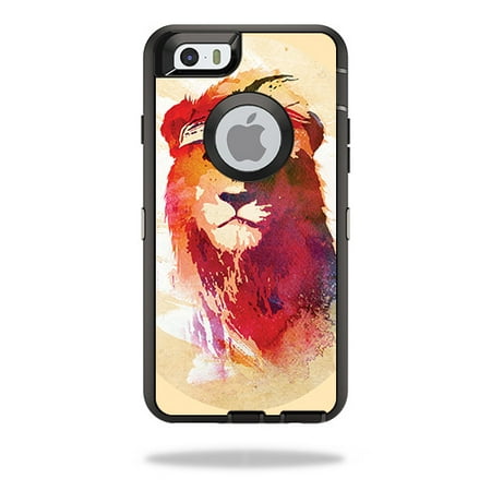 Skin Decal For Otterbox Defender Iphone 6 Plus Case Solid Red Color Itsaskin Com