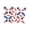 A, variant on EBCUE Independence Day Press on Nails Almond Shaped Artificial Fingernails Medium Red White Stripe with White Stars Fake Nails Glossy 4th of July Reusable Glue on Acrylic Nail for Women
