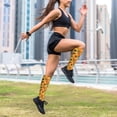 thumbnail image 6 of Lsque Pumpkins And Sunflowers Pattern Sport Compression Socks for Men & Women 15-20 mmHg Knee High Nurse Pregnant Running Medical and Travel Athletic, 6 of 6