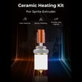 thumbnail image 4 of Creality 3D Printer Part Upgrade Ceramic Heating Kit for Using 1.75mm Filament Sprite Extruder Fast Heating Better Stability, 4 of 11