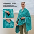 thumbnail image 4 of PROIRON Microfiber Towel, 64"x 32", Quick Dry, Super Absorbent, for Travel, Gym, Camping, Swimming - Teal, 4 of 8