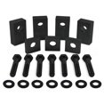 thumbnail image 1 of Ohio Diesel Parts Rear Seat Recline Kit compatible with Jeep Wrangler JKU/JL 2007-2020+ (Black Aluminum), 1 of 2