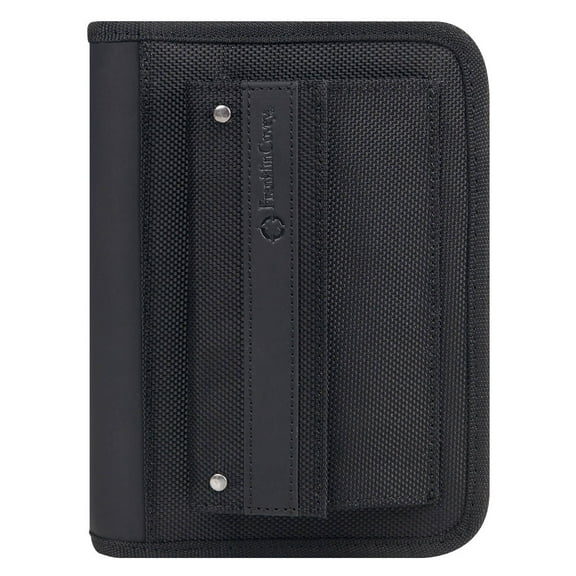 FranklinCovey Friday Nylon Zipper Binder (Pocket Size, Black)