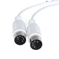 thumbnail image 4 of 8Pcs MIDI Extension Cable 5 Pin Male to 5 Pin Male Electric Piano Keyboard Instrument PC Cable, 1.5M, 4 of 5