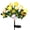 Yellow, variant on Solar Garden Lights Outdoor, Solar Flowers Rhododendron Lights for Yard, Garden Decoration, Enlarged Solar Panel, More Realistic Rhododendron Flower, 28'' Pink