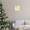 thumbnail image 2 of Glimmering Hanging Christmas Baubles Holiday Graphic Art Gray Framed Art Print Wall Art, 2 of 7