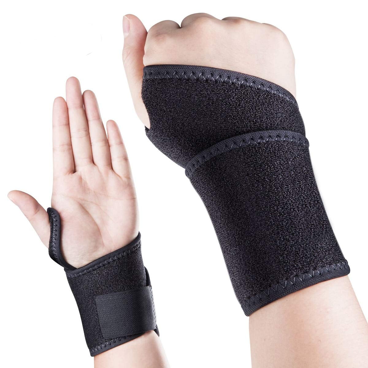 ZingineW Wrist Brace,Wrist Support Fitness, Adjustable Breathable Wrist Straps 2 Packs Wrist Protection for Men，Women Sports