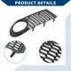 thumbnail image 5 of Ofertas Únicas 1pc Rejilla de Luz Antiniebla Frontal Derecha para Volkswagen Beetle 2006-2010 No.1C0807684B Negra, 5 of 7
