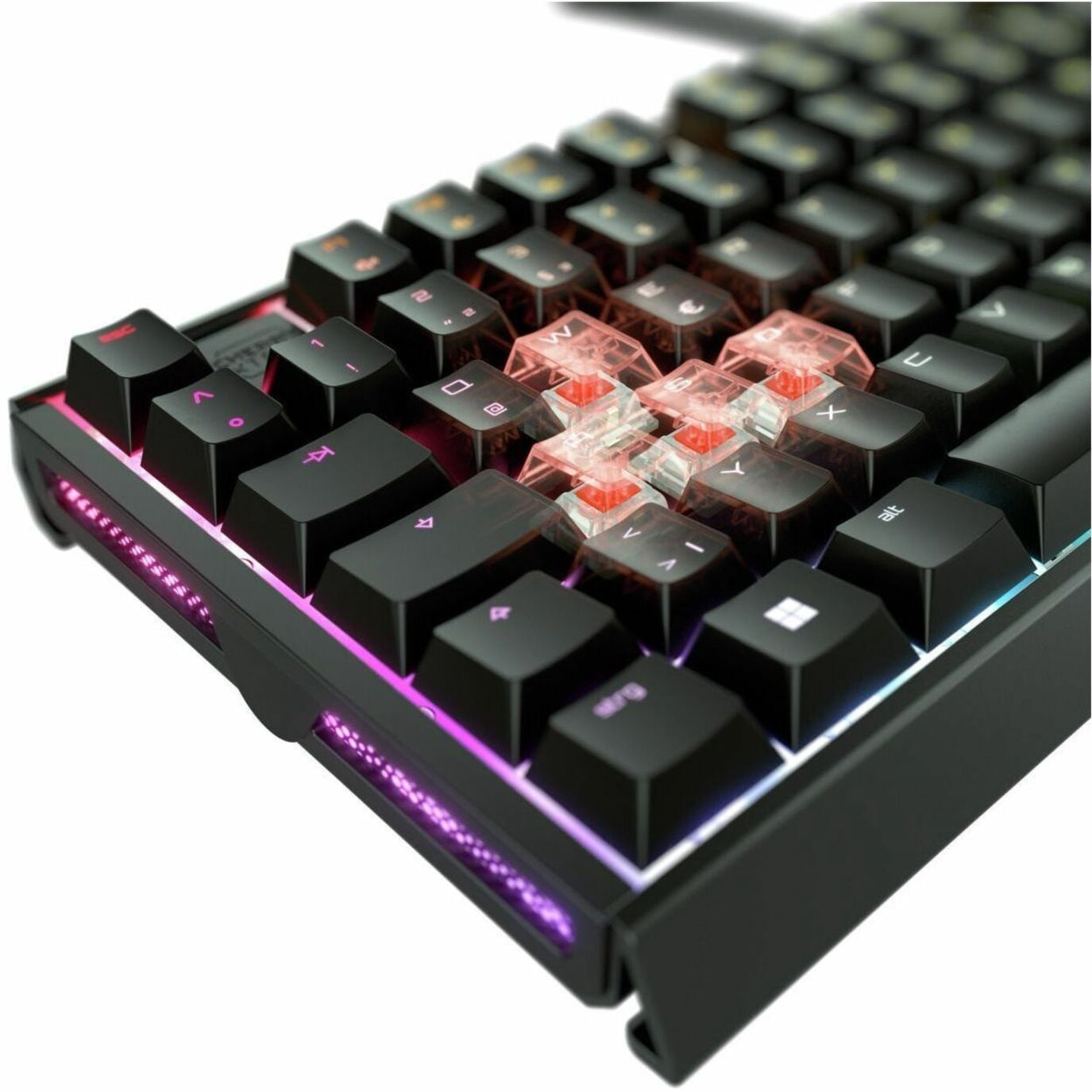 CHERRY XTRFY MX 3.1 Mechanical Wired Gaming Keyboard | New MX2A Switches (White, MX2A Red)
