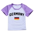 thumbnail image 3 of Girls Big Kids Summer German Flag Print Short Sleeve Two PC Set, 3 of 5