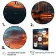 thumbnail image 3 of Designart "Beautiful Cityscape of Dubai" Cityscapes Floater Framed Wall Decor, 3 of 7