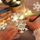 thumbnail image 2 of Adornos de Copos de Nieve de Madera LEBERY 50 piezas de 7.9 cm para Manualidades DIY, 2 of 7