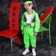 thumbnail image 5 of Ropa de baile de hip hop para niños, trajes de baile moderno de jazz para niñas, ropa fluorescente, trajes de escenario para niños, 5 of 5