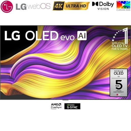LG OLED83G5WUA 83 Inch G5 Series OLED evo 4K UHD Smart webOS TV with One Wall Design 2025