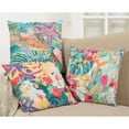 thumbnail image 5 of Saro Lifestyle Tropical Turtle Print Poly Throw Pillow, 5 of 5