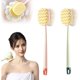 thumbnail image 1 of wonima11 2-in-1 Bath Scrubber Back Brush,2025 New Shower Body Brush with Bristles and Loofah,Double-Sided Bath Back Scrubber with Long Handle for Women, Men, The Elderly (Pink A+Green A), 1 of 1