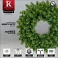 thumbnail image 2 of 24" Red Sleigh Sequoia Fir Commercial-Grade Artificial Unlit Christmas Wreath, 2 of 7