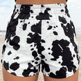 thumbnail image 5 of Womens Shorts Elastic Waist Casual Summer Workout Running Gym Shorts, 5 of 6