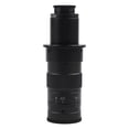 thumbnail image 6 of CS C-Mount Microscope Camera Zoom Monocular Lens 0.7-4.5X Optical Magnification 6.5:1 Ratio Alloy Construction Manual Focus for Industrial Scientific PCB Jewelry LCD Quartz(120X), 6 of 10