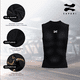 thumbnail image 2 of ZAPARI Playera Deportiva Sin Mangas, Licras Deportivas para Hombre de Compresion con Cuello Redondo blanco CH, 2 of 6