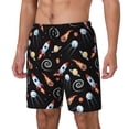 thumbnail image 1 of Lsque Motif Fusée Spatiale Maillot de Bain Homme - Short de Bain Compression - Short de Bain de Plage - (P-3TG) - Extensible Séchage Rapide-TG, 1 of 6
